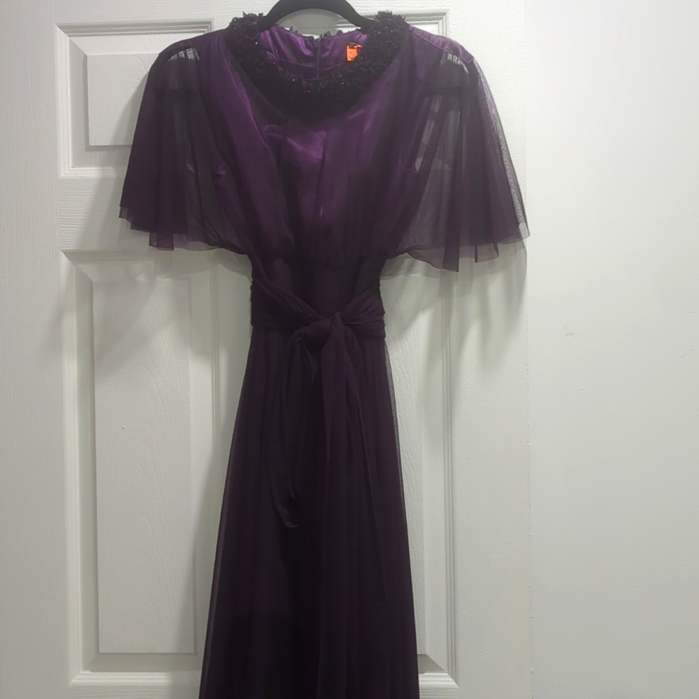 Purple gown